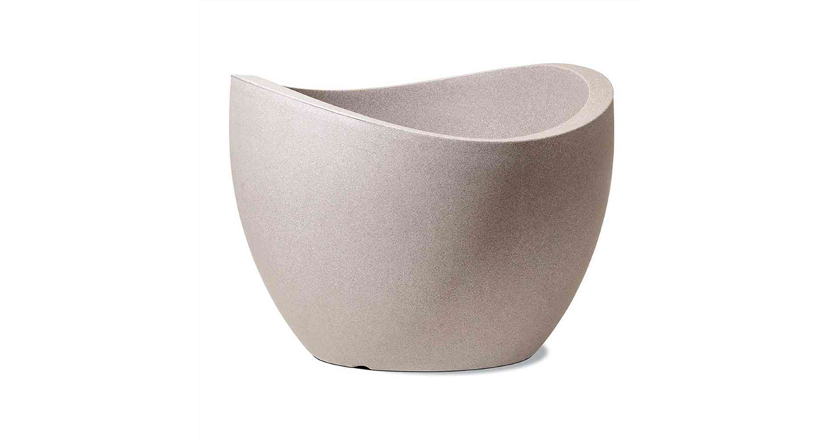 Bloem Dura Cotta Pflanzgefäß 40,6 Cm Taupe - Frostsicher, UV-stabil, Aus PP-Kunststoff (wie Terrakotta, Aber Bruchfest)