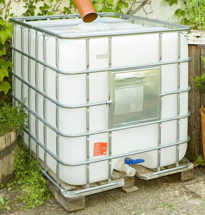 IBC Container Cover anthrazit, Wassertank Abdeckung