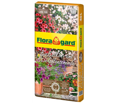 Floragard Bio Balkon- und Kübelpflanzenerde ohne Torf