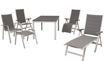 MWH Futosa RelaxSessel 78 cmx62 cmx111 cm Arctic 