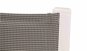 MWH Stapelstuhl Futosa Textilgewebe arktisch-grau