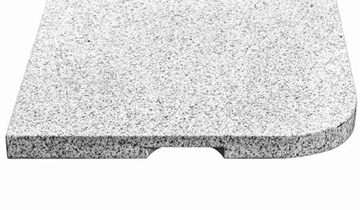 Delschen Granit-Platte 480x480 mm 25 Kg grau 