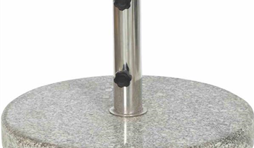 Siena Garden Schirmständer Granit Ø 50x5,5 cm 30 kg hellgrau