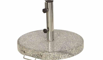 Siena Garden Schirmständer Granit Ø 50x5,5 cm 30 kg hellgrau