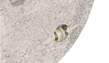 Siena Garden Schirmständer Granit Ø 50x5,5 cm 30 kg hellgrau