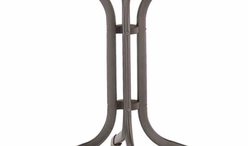 Sieger Klapptisch vivodur Ø 68 cm Grau Schwarz