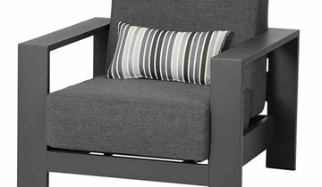 Siena Garden Alando Loungesessel Aluminium/Polypropylene 