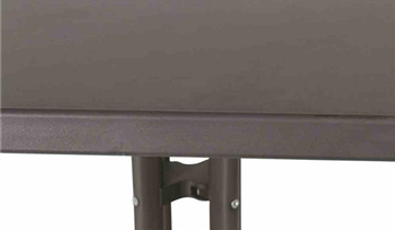 Sieger Klapptisch 70x70cm grau Stahl
