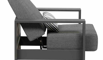 Siena Garden Alando Loungesessel Aluminium/Polypropylene 