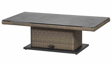 Siena Garden Loungetisch Teramo, 130x75 cm anthrazit