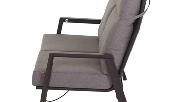 Siena Garden Valencia Loungebank Aluminium/Rantox-Gewebe 