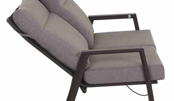 Siena Garden Valencia Loungebank Aluminium/Rantox-Gewebe 