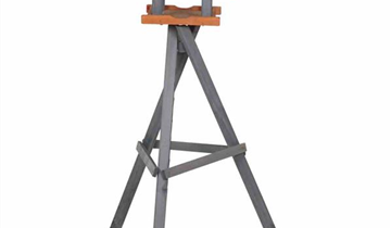 Siena Garden Vogelfutterhaus, 44x34x37 cm, hellbraun und braun Fichtenholz