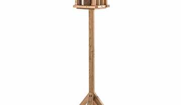 Siena Garden Vogelfutterhaus, 25x27x33 cm braun und rot Kiefernholz