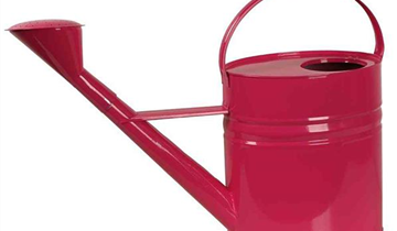 Siena Garden Gießkanne , 10 Liter, 56x19x40 cm pink Stahlblech