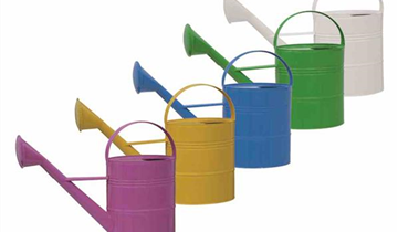 Siena Garden Gießkanne , 10 Liter, 56x19x40 cm pink Stahlblech