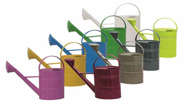 Siena Garden Gießkanne , 10 Liter, 56x19x40 cm pink Stahlblech