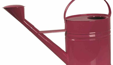 Siena Garden Gießkanne , 10 Liter, 56x19x40 cm pink Stahlblech