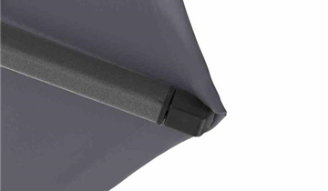 Siena Garden Avio Schirm Ø350 cm anthrazit / anthrazit Aluminium 