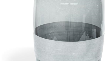 fleur ami LUNE Vase grau decor Ø30/45 cm