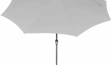 Siena Garden Avio Mittelstockschirm Ø 300cm anthrazit/stone