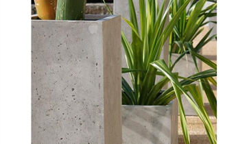 fleur ami POLYSTONE SQUARE Pflanzgefäß