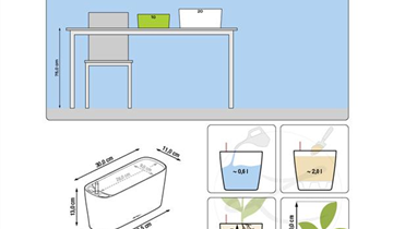 Komplettset mit Bewässerungssystem