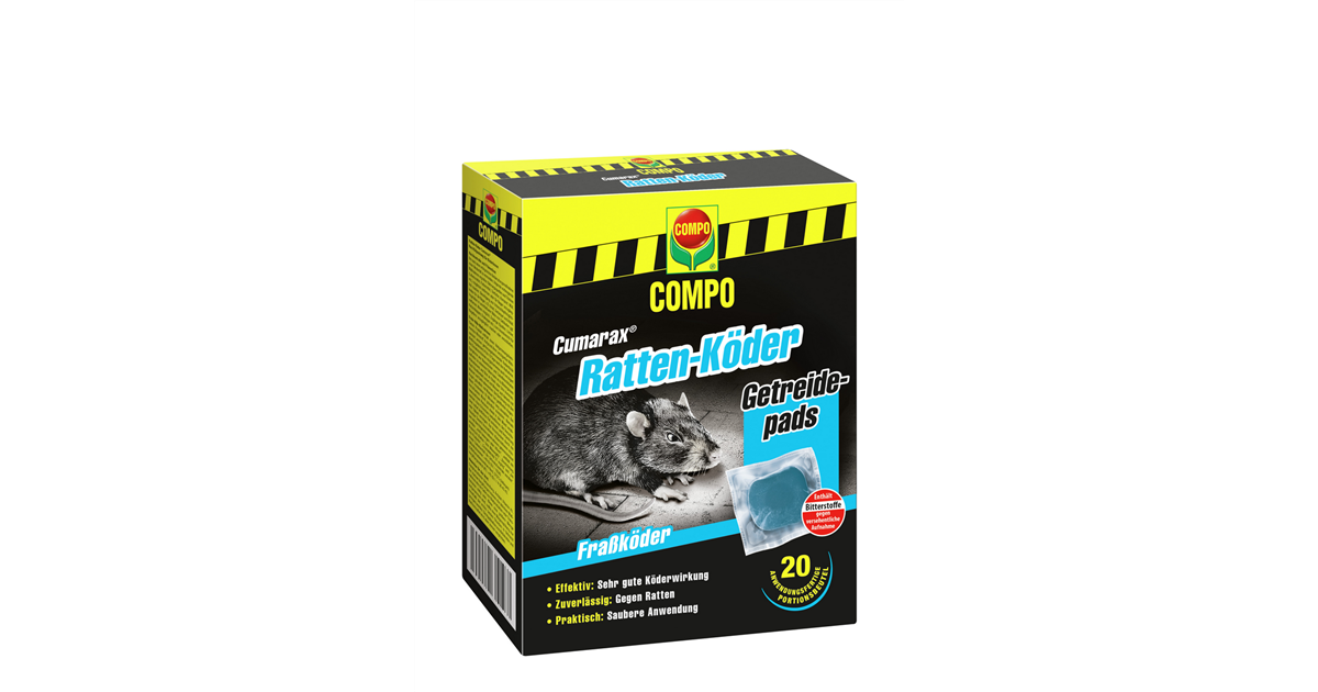 Compo CUMARAX Ratten-Kder Getreide