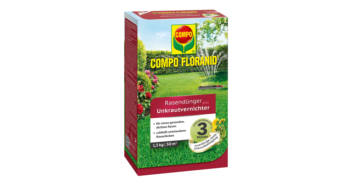 Compo FLORANID Rasendnger plus Unkrautvernichter