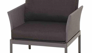 Siena Garden Carim Lounge Sessel 80x76,5x71,5 cm matt graphit