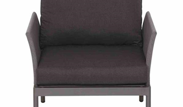Siena Garden Carim Lounge Sessel 80x76,5x71,5 cm matt graphit