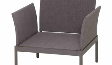 Siena Garden Carim Lounge Sessel 80x76,5x71,5 cm matt graphit