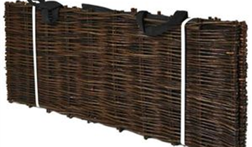 Hochbeet Weide mit Pflanztasche 100 x 40 x 40cm 