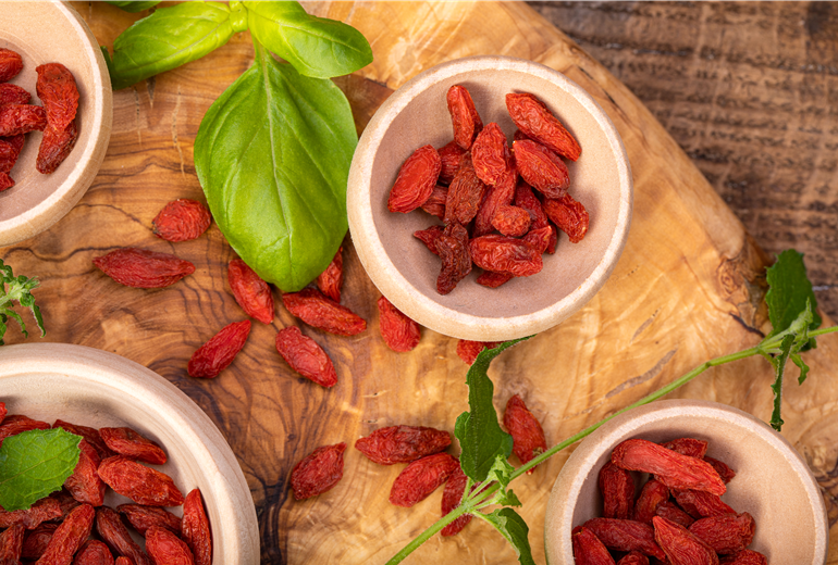 Getrocknete Goji Beeren 