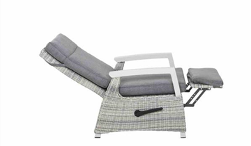 Siena Garden Corido Relax Loungesessel inkl. Kissen Aluminium/Geflecht 