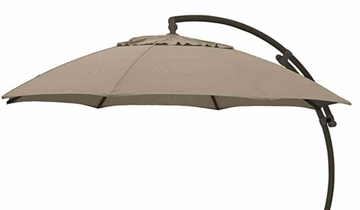 Sun Garden Ampelschirm Easy Sun Ø 375 cm 190 g/m² taupe