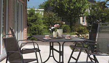 Siena Garden Elda Plus Bistrotisch 140x90x71cm Stahl 